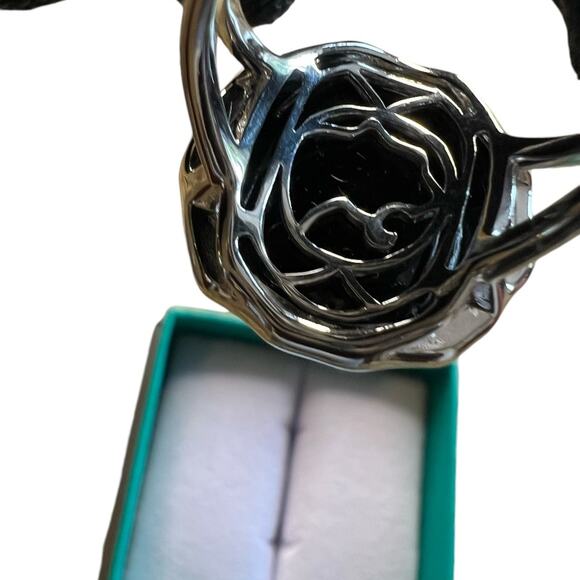 EFFY ENY Women's Sterling Silver & Onyx Ring - Size 7 NW - Picture 6 of 7